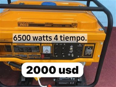 👉Planta eléctrica de 6500 watts motor 4 tiempos - Img main-image-45830386
