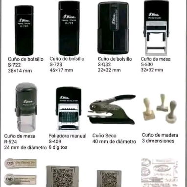 Cuños, gafetes, etiquetas, carteles lumínicos personalizados - Img 122520015