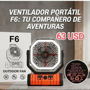 Ventilador recargable f6 Ventilador de mesa Ventilador de pedestal contamos con mensajería en toda la habana al 63738827 - Img 56009109
