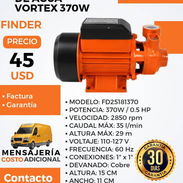 Bomba de agua  Vortex 370 w FINDER - Img 55614755