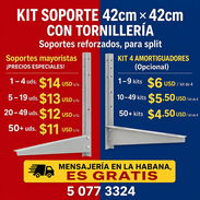 Kit Soporte split de 42×42cm con Tornillería inluida Soporte para Split, Pie de Amigo Split - Img 52179366