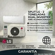 *SPLIT LG DE 2 TONELADAS INVERTER* *Voltaje* 220v *Refrigerante* R410A *PRECIO* *850 USD* - Img 57842022