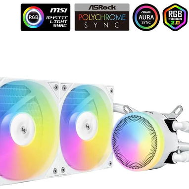 disipadores líquido para CPU SAMA L40, refrigerador AIO de 240 mm 52815418 - Img 120936445