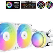 disipador líquido para CPU SAMA L40, refrigerador AIO de 240 mm, ventiladores silenciosos PWM de 4 pines 52815418 - Img 55269128