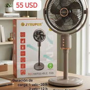 Ventiladores Jysuper recargable - Img 56559092
