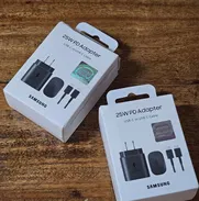 Conjunto de cable y cargador 25w Samsung originales sellados en caja - Img 48027655