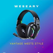 WESEARY WG1 | Auriculares Gamer Inalámbricos | 2.4ghz, bluetooth | - Img 56216037
