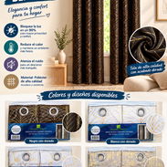 Juego de 2 Cortinas Estampadas Blackout (CV) - Img 53755908