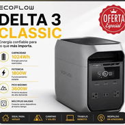 Ecoflow Delta 3 Classic  • Batería de 1024wh LifePo4 • ⁠potencia de 1800w • ⁠pico máximo de 3600w • ⁠ - Img 56813241