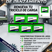 Kit de 5 baterías de Gel-Grafeno de 12 Volt y 70Amp a 640 USD - Img 55910408
