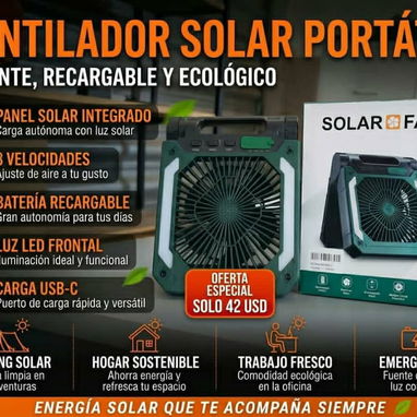 VENTILADORES RECARGABLES DE 20000mHa Y DE PEDESTAL MARCA ELFO DE 74 USD(se recogen en San Miguel del Padrón) - 3/5