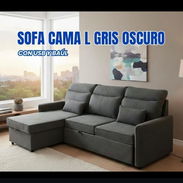 Sofá cama con baúl y usb - Img 55849406