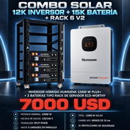 Combo Solar 12k Inversor + 15k en batería + Rack 6 V2 - Img 57559279