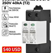 Supresor / Protector de Rayos DC para Paneles Solares (250V / 500V) - Img 56634934