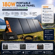 PANEL SOLAR 180W PORTABLE PROFESIONAL PARA ECOFLOW - Img 57209048