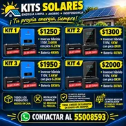 KITS DE ENERGÍA PARA SU HOGAR Y ESTACIONES DE ENERGÍA. TODO NUEVO EN CAJA, MONTAJE DISPONIBLE... LLAME 55008593 - Img 50590265