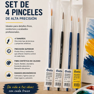 PINCELES DE DIFERENTES MEDIDAS Y ESPATULAS - 4/5