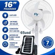 Ventilador de mesa con panel y 2 bombillos - Img 56789661
