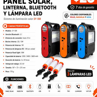 LAMPARAS REGARGABLES DE VARIOS MODELOS Y PRECIOS NUEVAS EN CAJA!!!! - 4/7