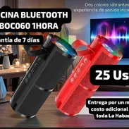 BOCINA BLUETOOTH 1HORA BOC060, Garantía de 7 días, Entrega por un mínimo costo adicional para toda La Habana - Img 57921106