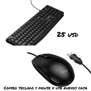 Combo teclado y mouse x usb nuevos en caja - Img 53337651