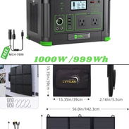 💥SUPERMEGA OFERTA 💥🤑, Ahora estación d energía EBL 1000, con PANEL SOLAR INCLUIDO,  solo a 700 USD USD - Img 56696224