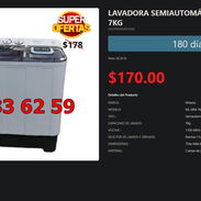 LAVADORA SEMIAUTOMÁTICA MILEXUS 7KG VPT-0444 - Img 54487291