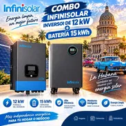 *Combo:* * Inversor Infini Solar 12 kw 110 y 220 * Bateria Infiny Solar 15 kwh 51.2v 300ah - Img 58045993