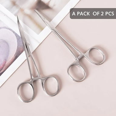 2 Pinzas Hemostáticas Profesionalesde /acero inoxidable - 5/5