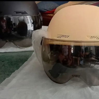 Cascos para moto 55119198 jet con visor calobar para protejer los ojos de las inclemencias del tiempo y la vía y del sol - Img 122434639