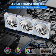 Bendiciones para todos 55usd darkFlash INF34 Ventilador de Caja PC de 120MM, Encadenado, Refrigeración de hasta 2000RP - Img 54069736