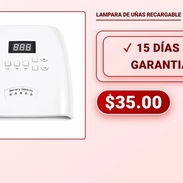LAMPARA DE UÑAS RECARGABLE . - Img 58306878