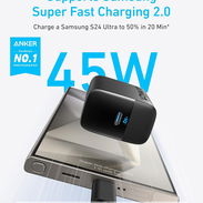 Cargador Anker 45W Carga Ultra Rápida (PowerIQ) + Incluye Cable USB C a C NEW - Img 57051800