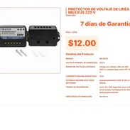 Protector de Voltaje Milexus 30A para Protección de Maquinaria y Motores VPT#-0258 - Img 55666897