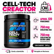 Creatina Creactor 120 servicios HCL 30USD - Img 58114584