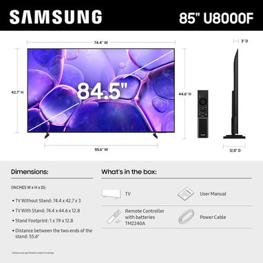 TV SAMSUNG 85 PULGADAS 2025 Crystal UHD MENSAJERÍA INCLUIDA GARANTIA 3 MESES - Img 122546028