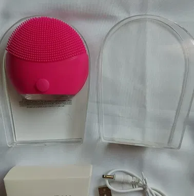 Masajeador facial eléctrico rosado - exfoliar, purificar y limpiar la piel,20usd,escribir al WhatsApp 53 53900670 - Img 87501312