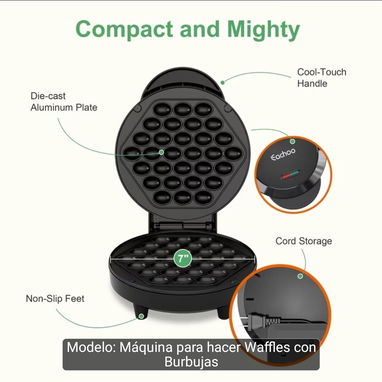 Maquina de hacer wafles - Img 123591918