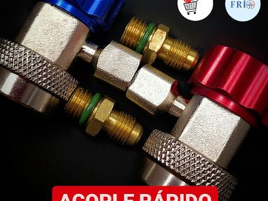 Acople Rapido kit Alta/baja plateado - Img main-image-46111949
