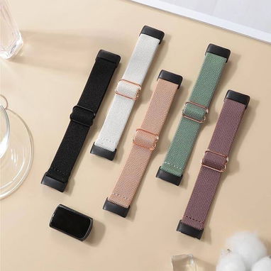 Paquete de 5 correas elásticas de nylon para Fitbit Charge 5 y Charge 6 | Celulares, Tablets... | videojuegoshabana.com - Img 124333283