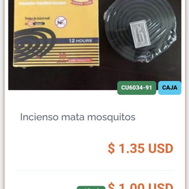 Incienso y Espirales contra mosquito VENTA MAYORISTA - Img 121902049