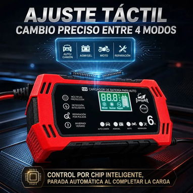 Cargador de baterias 12V 6A - 2/9