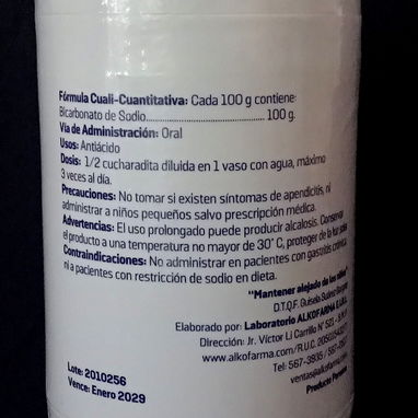 Bicarbonato de Sodio 1kg - Img 121433855
