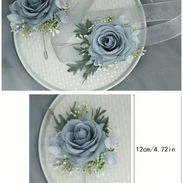 Pulsera De Muñeca De Rosa Y Boutonniere De Boda 3000 cup - Img 56251039