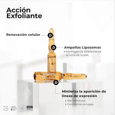 Acido glicolico de Babaria (Serum, crema, ampollas) - 5/6