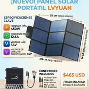 ☀️ ¡NUEVO! PANEL SOLAR PORTÁTIL 400W - ALTA COMPATIBILIDAD & POTENCIA 🚀 Bajo encargo - Img 54939902