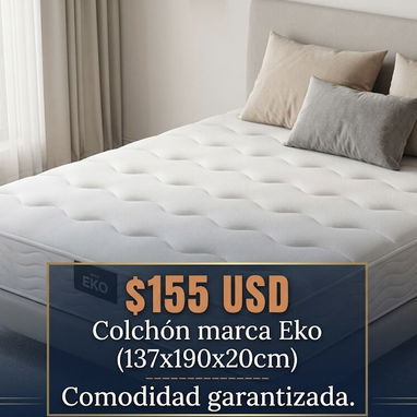 Colchón Marca Eko (137x190x20cm) 155 USD (OFERTA FLASH) - Img 118795235