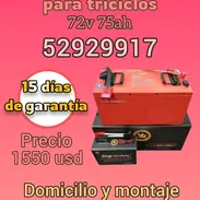 Batería de litio para triciclos - Img 55782888