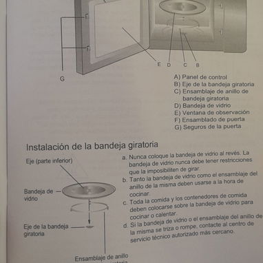 Microondas Royal 20L 6 Botones de Menú - Img 126760012