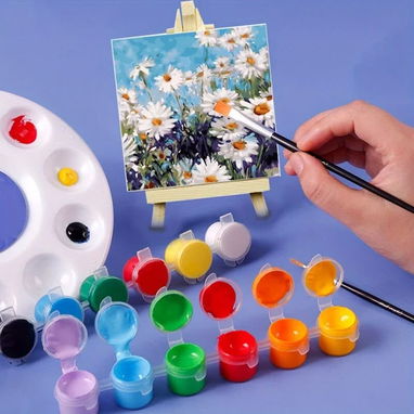 Set de pinturas acrílicas ideal para manualidades pequeñas - Img 123809400